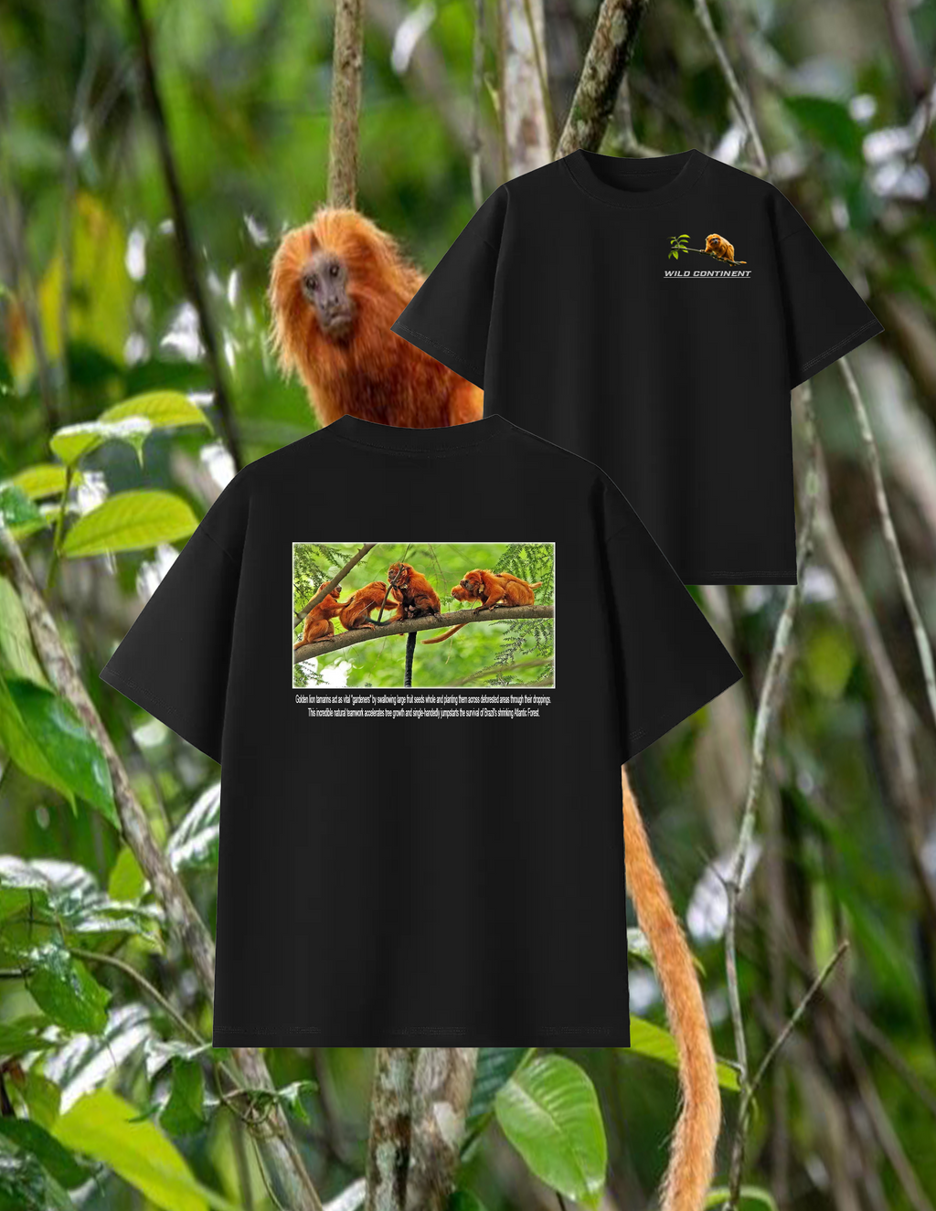 Golden lion tamarin Graphic T-shirt