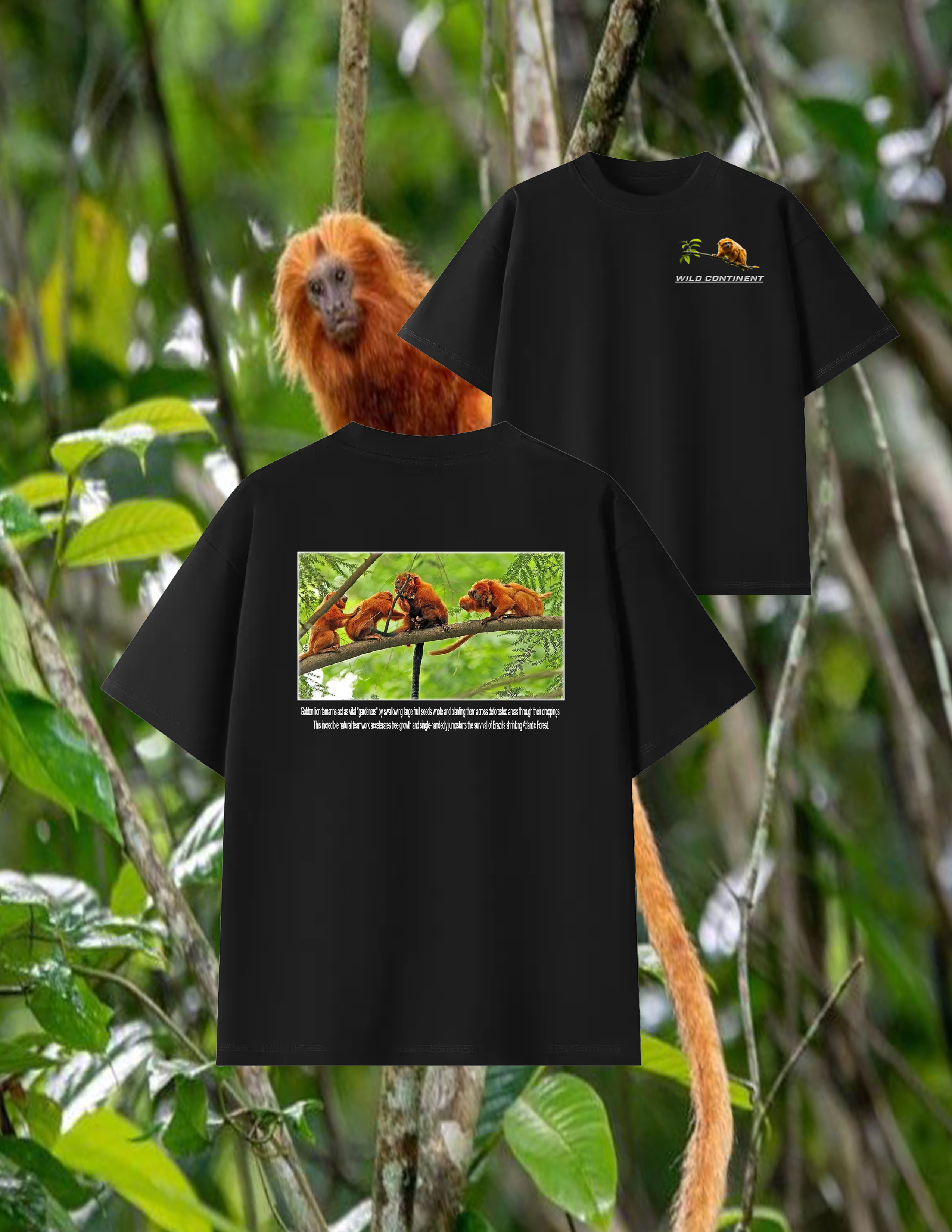 Golden lion tamarin Graphic T-shirt