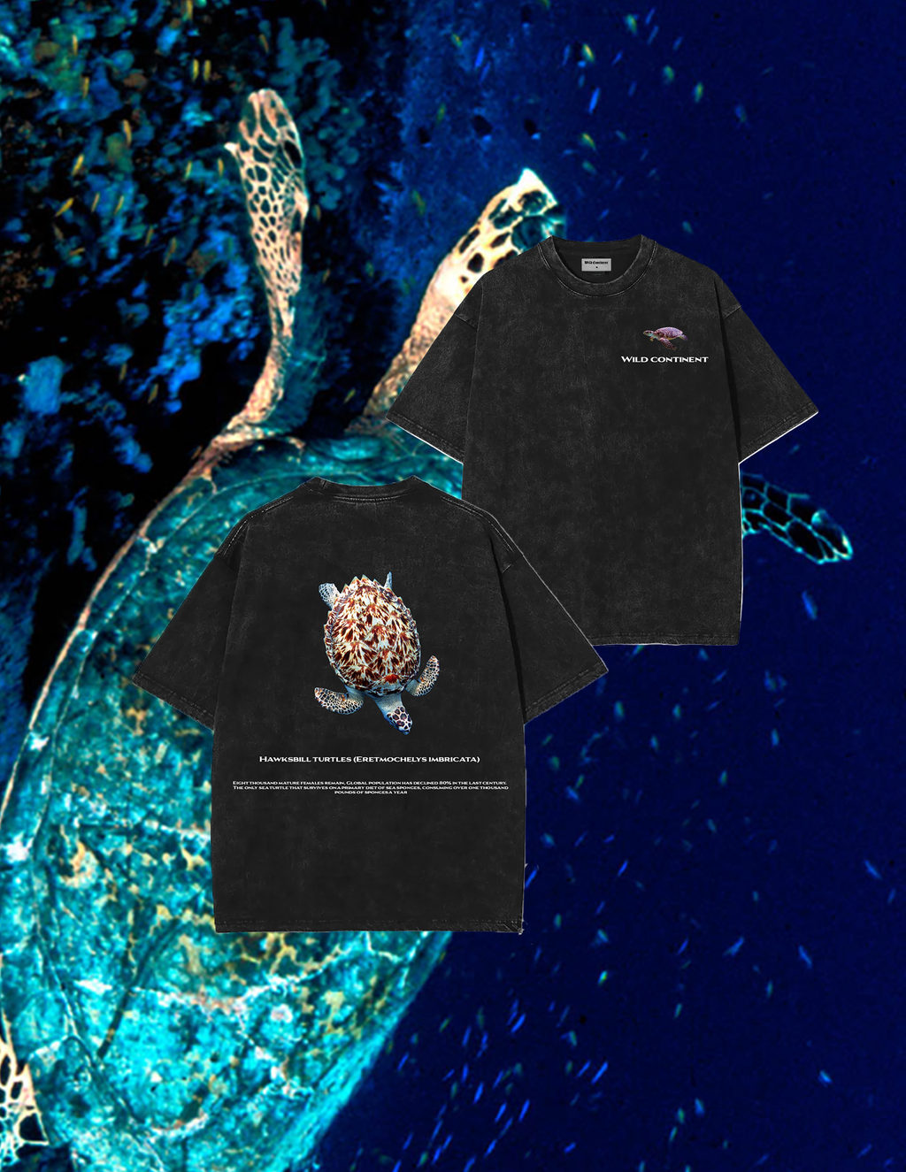 Hawksbill turtle t-shirt