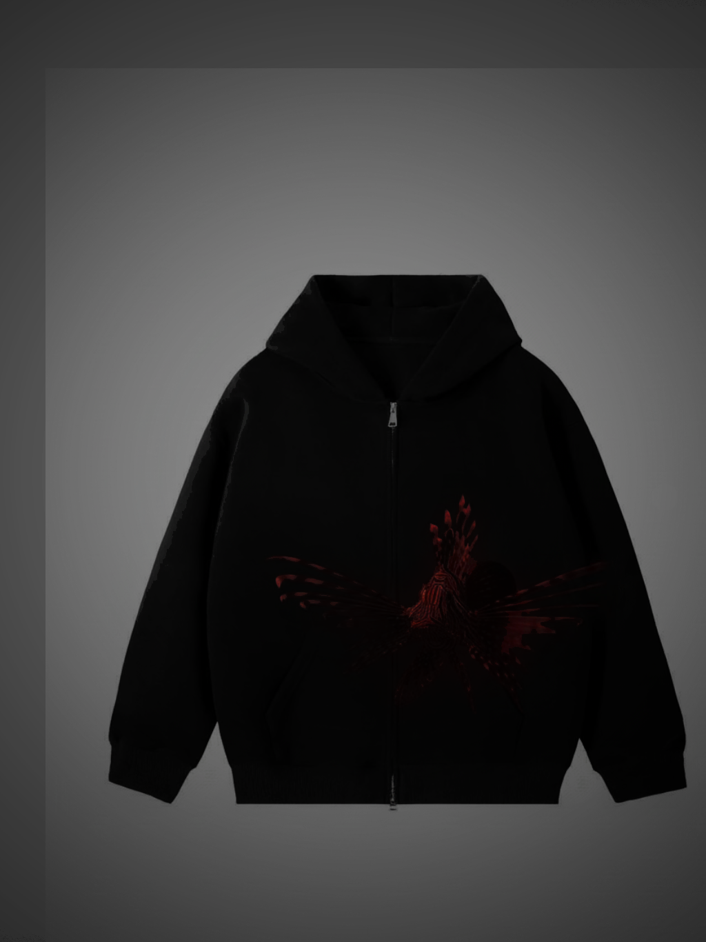 Lionfish graphic Zip-Up